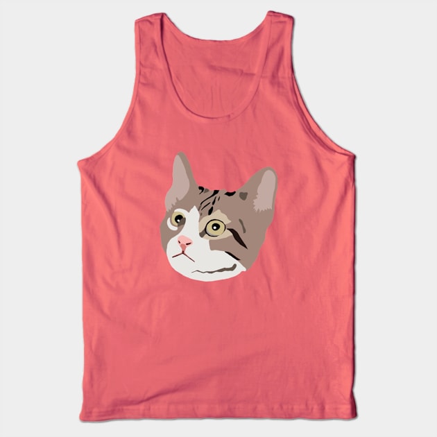 Cat Tank Top by ElviaMontemayor